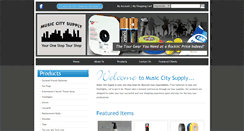 Desktop Screenshot of musiccitysupply.com
